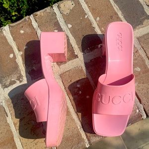 Gucci Rubber Slides size 40